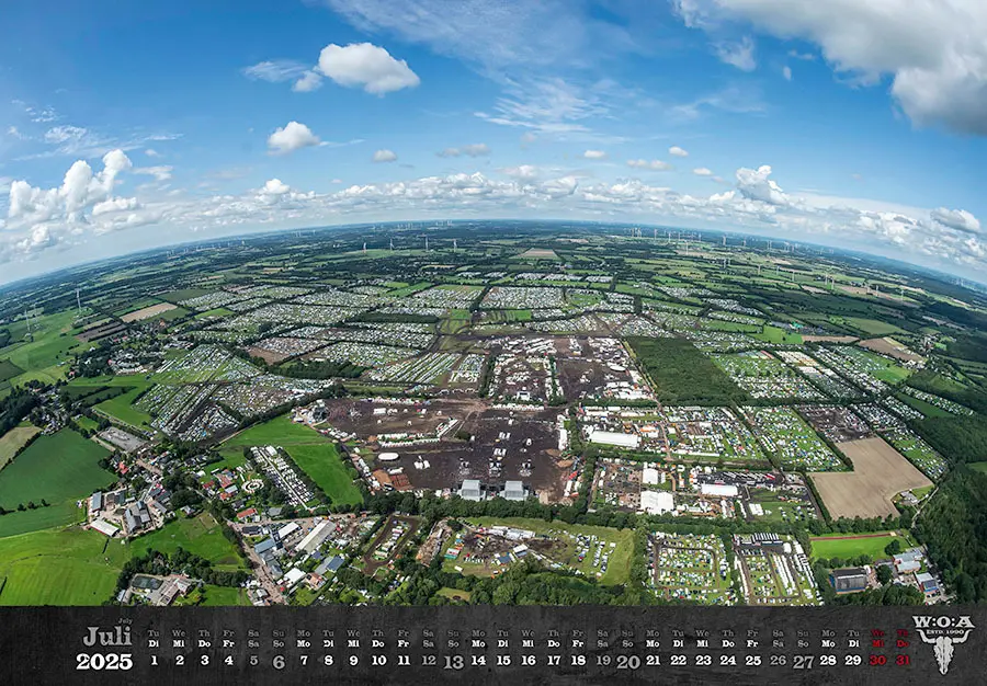 Bild: 9783966648400 | Wacken Kalender 2025 | Kalender | Spiralbindung | Deutsch | 2025