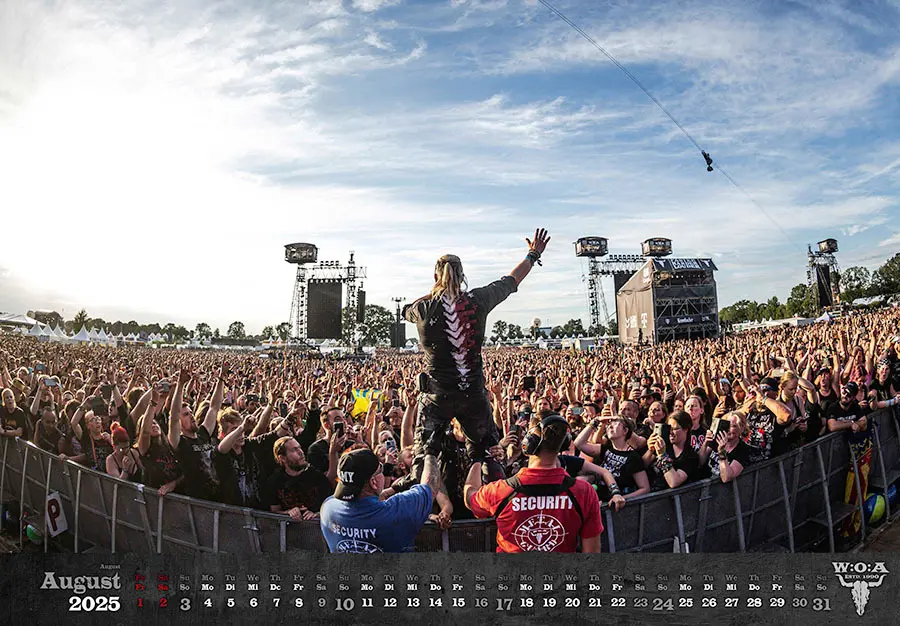 Bild: 9783966648400 | Wacken Kalender 2025 | Kalender | Spiralbindung | Deutsch | 2025