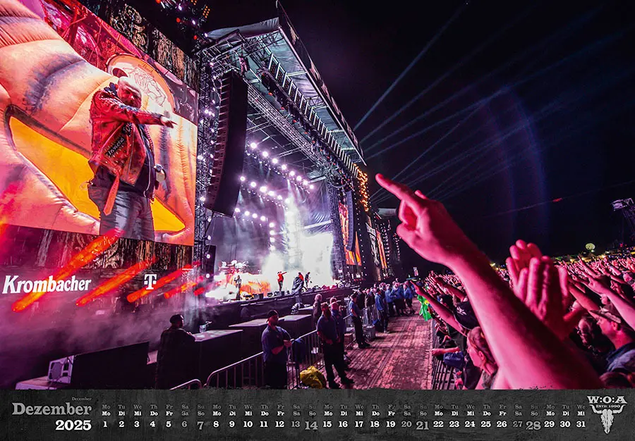 Bild: 9783966648400 | Wacken Kalender 2025 | Kalender | Spiralbindung | Deutsch | 2025