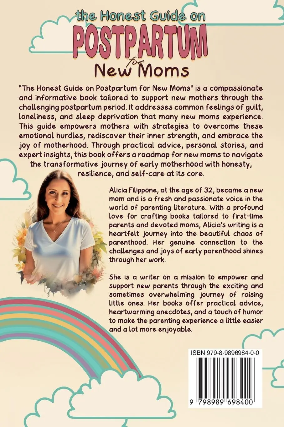 Rückseite: 9798989698400 | The Honest Guide on Postpartum for New Moms | Alicia Filippone | Buch