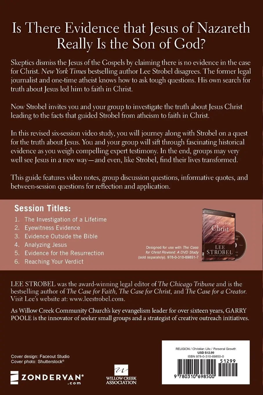 Rückseite: 9780310698500 | The Case for Christ Study Guide Revised Edition | Lee Strobel (u. a.)