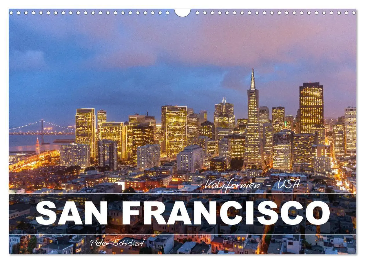 Cover: 9783594158500 | Kalifornien - USA - San Francisco (Wandkalender 2027 DIN A3 quer),...