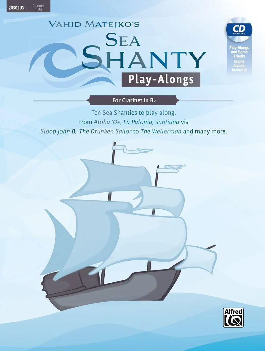 Cover: 9783947998500 | Sea Shanty Play-Alongs for Clarinet in Bb | Vahid Matejko | Broschüre