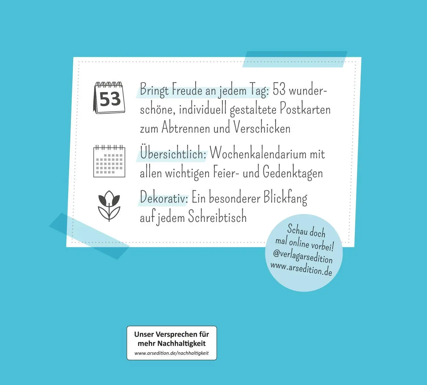 Rückseite: 4014489138600 | Postkartenkalender Schecks Literaturkalender 2026 | Denis Scheck