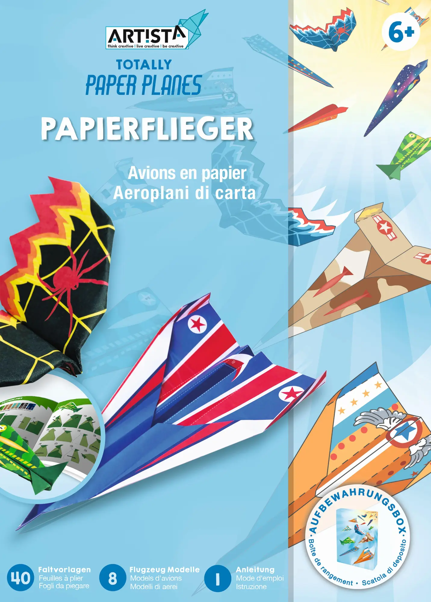 Bild: 7640111378600 | Artista - Papierflieger | Artista | Kit (Bastelset) | Deutsch | 2023