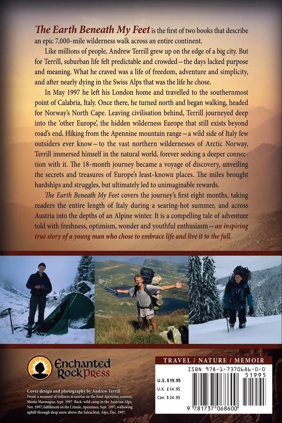 Rückseite: 9781737068600 | The Earth Beneath My Feet | Andrew Terrill | Taschenbuch | Englisch