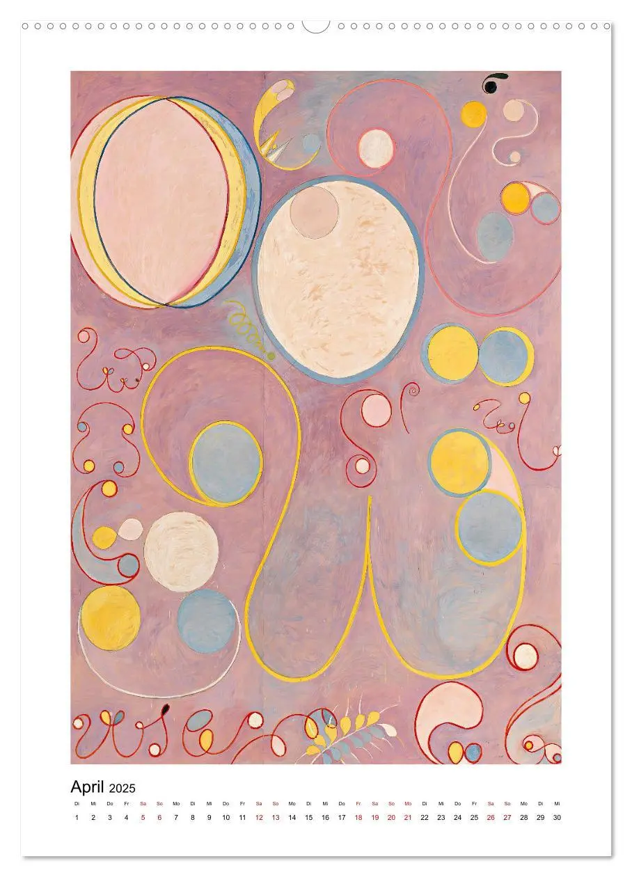Bild: 9783383968600 | Hilma af Klint - Ein Jahr voller mystischer Kunst (hochwertiger...