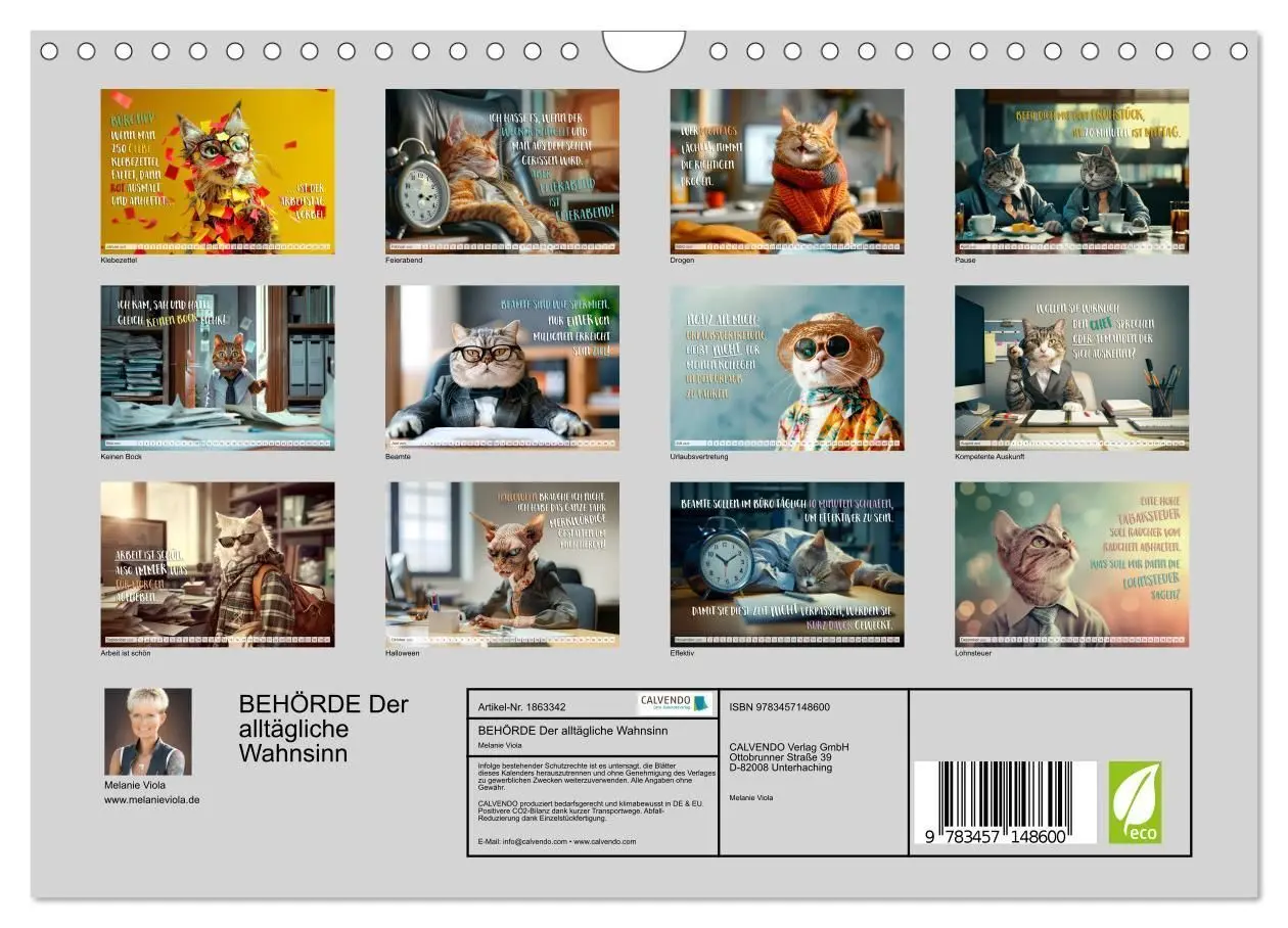 Bild: 9783457148600 | BEHÖRDE Der alltägliche Wahnsinn (Wandkalender 2025 DIN A4 quer),...
