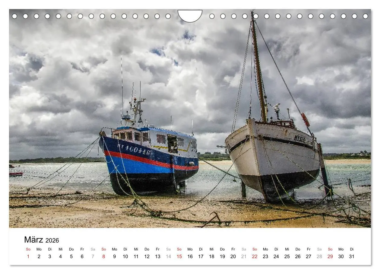 Bild: 9783516168600 | Bretonische Impressionen (Wandkalender 2026 DIN A4 quer), CALVENDO...