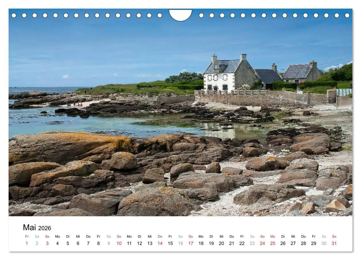 Bild: 9783516168600 | Bretonische Impressionen (Wandkalender 2026 DIN A4 quer), CALVENDO...