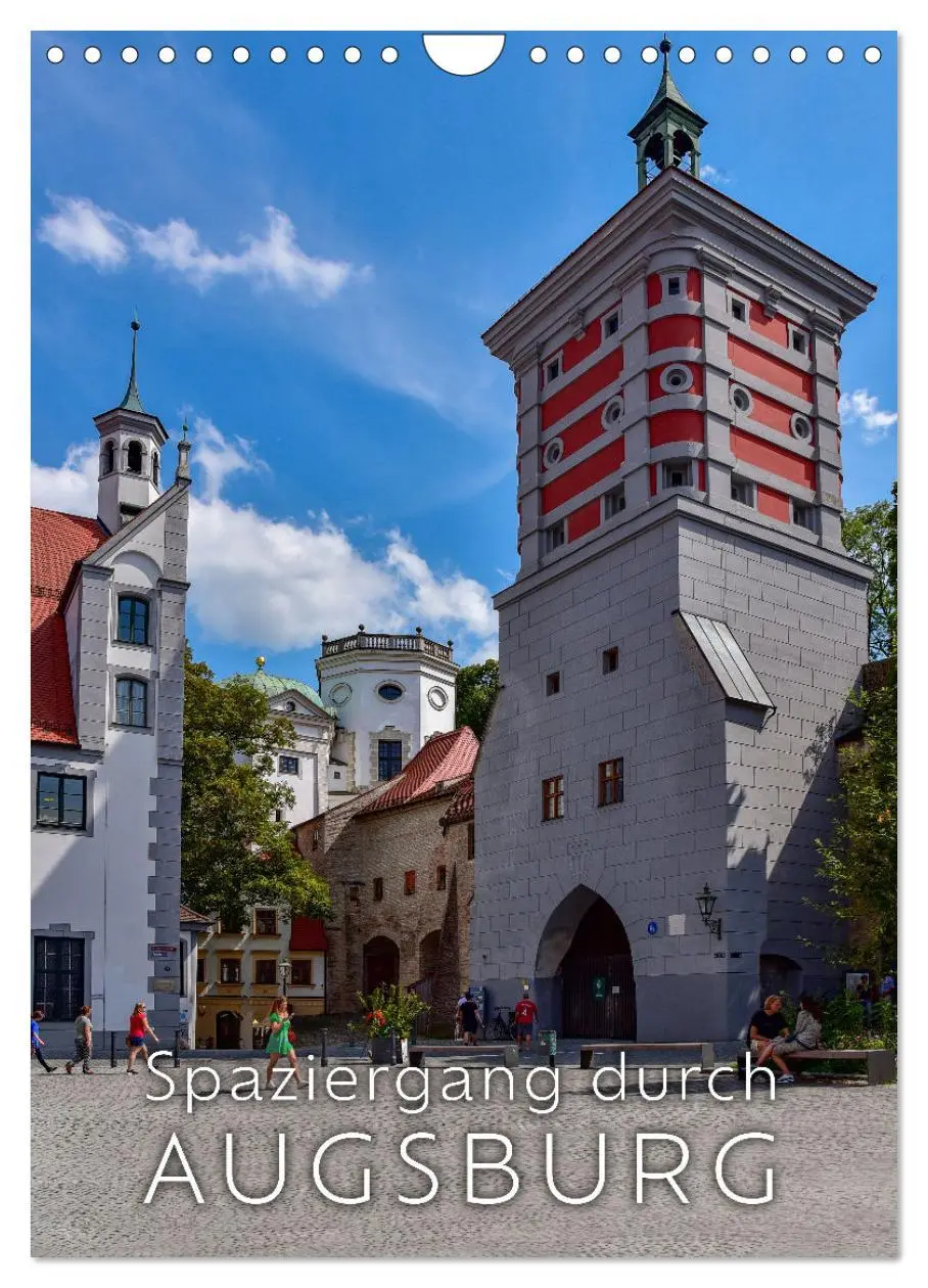Cover: 9783516478600 | Spaziergang durch Augsburg (Wandkalender 2026 DIN A4 hoch),...