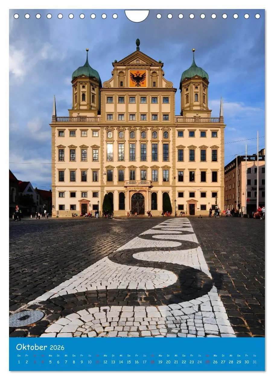Bild: 9783516478600 | Spaziergang durch Augsburg (Wandkalender 2026 DIN A4 hoch),...