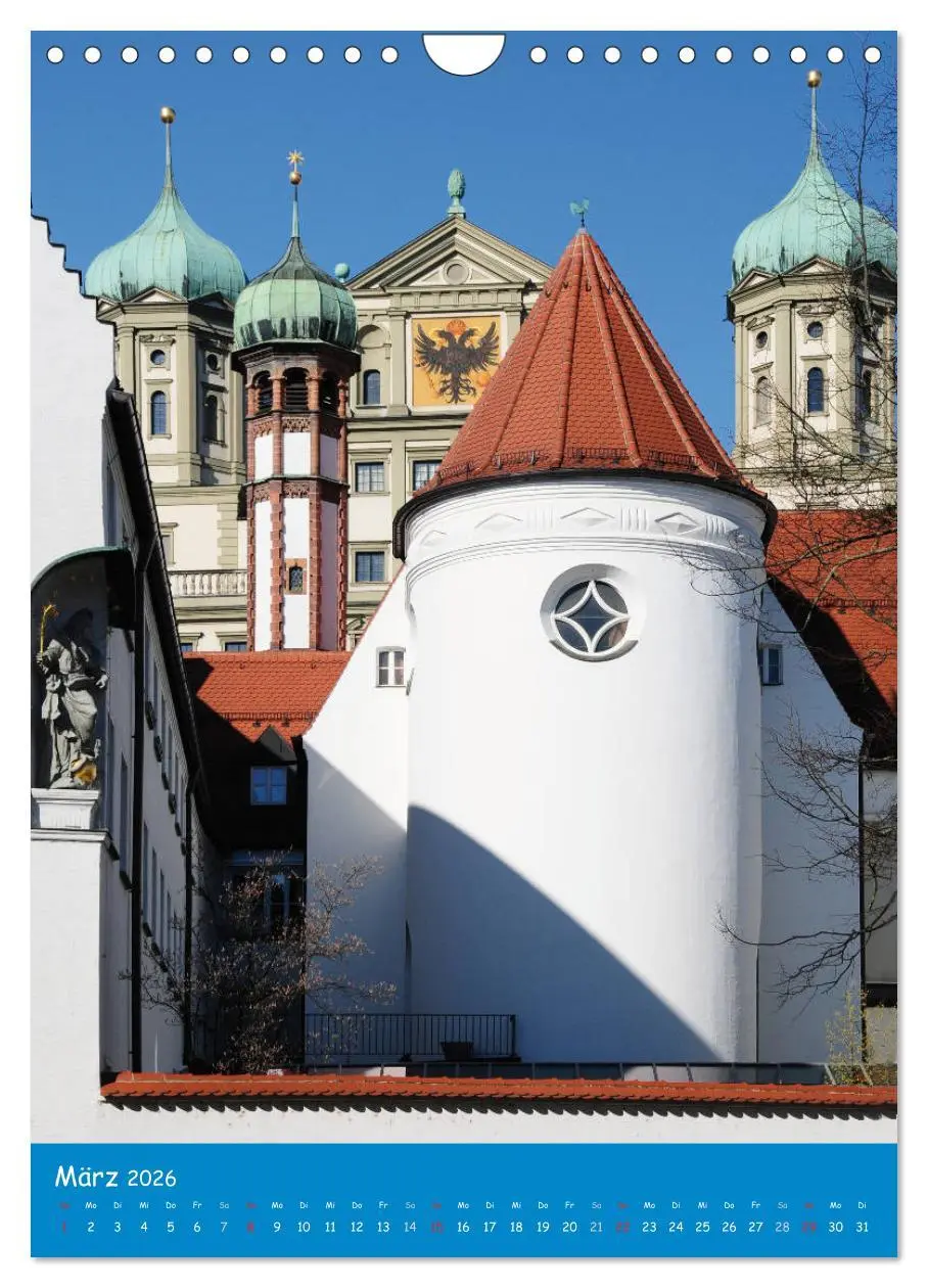 Bild: 9783516478600 | Spaziergang durch Augsburg (Wandkalender 2026 DIN A4 hoch),...