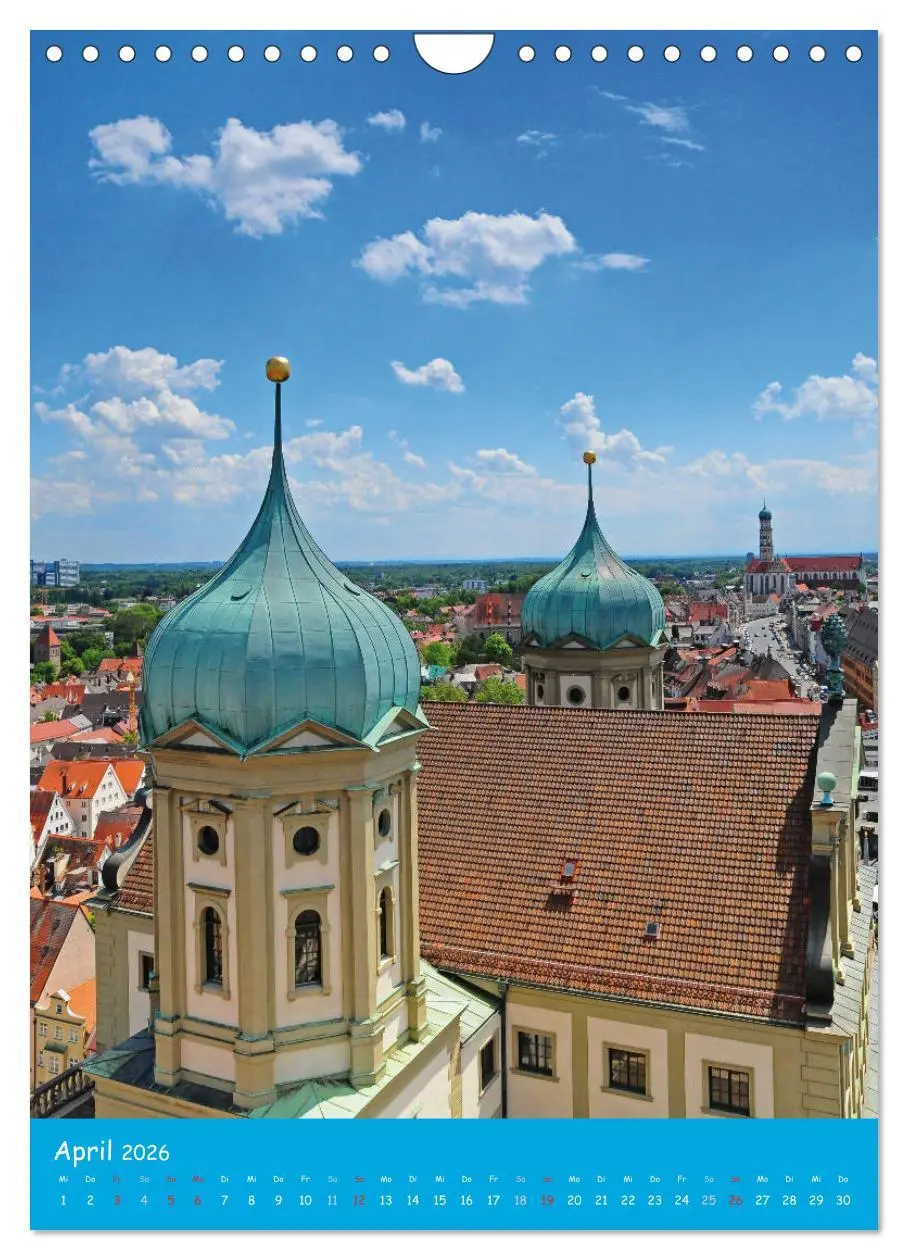 Bild: 9783516478600 | Spaziergang durch Augsburg (Wandkalender 2026 DIN A4 hoch),...