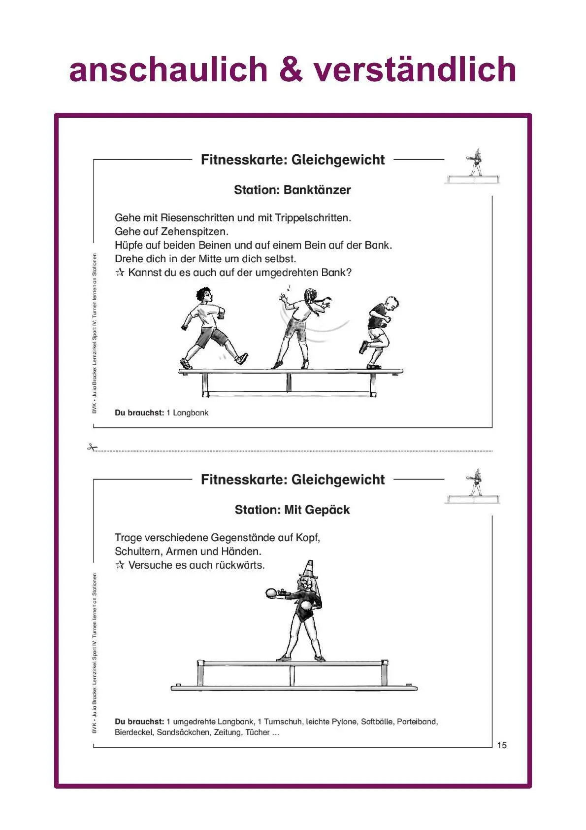 Bild: 9783938458600 | Lernzirkel Sport 04 | Turnen lernen an Stationen - 1. - 4 Klasse