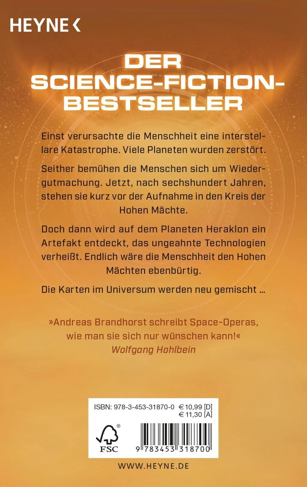 Bild: 9783453318700 | Das Artefakt | Andreas Brandhorst | Taschenbuch | 656 S. | Deutsch