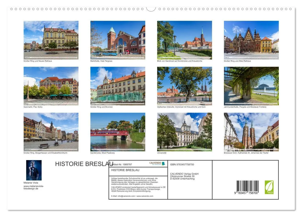 Bild: 9783457758700 | HISTORIE BRESLAU (hochwertiger Premium Wandkalender 2026 DIN A2...