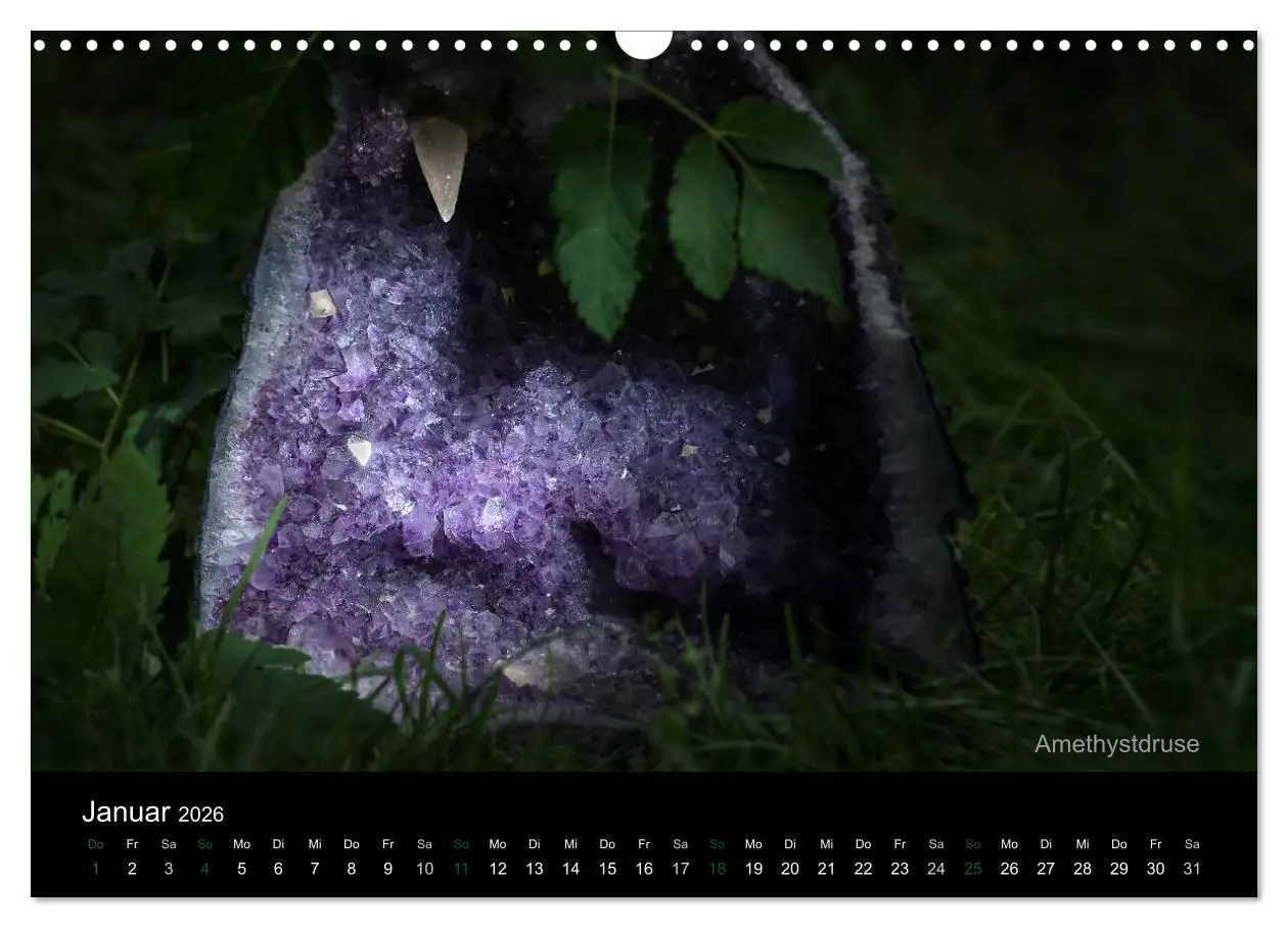 Bild: 9783516088700 | Edelsteine. Wunder der Natur (Wandkalender 2026 DIN A3 quer),...