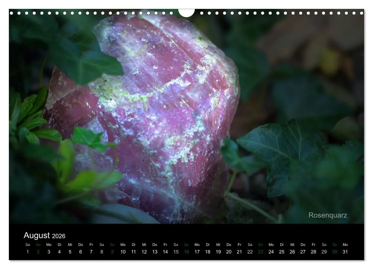 Bild: 9783516088700 | Edelsteine. Wunder der Natur (Wandkalender 2026 DIN A3 quer),...