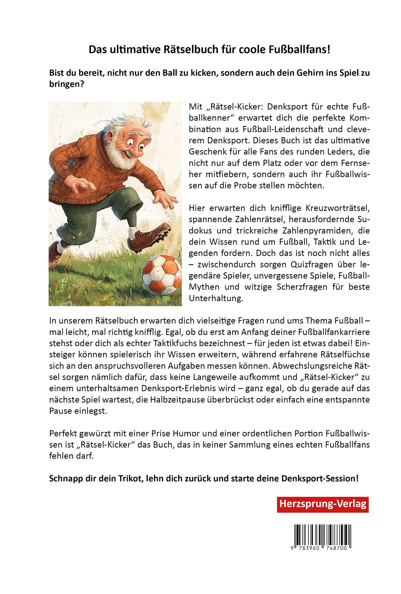 Rückseite: 9783960748700 | Rätsel-Kicker: Denksport für echte Fußballkenner | Nanja Holland