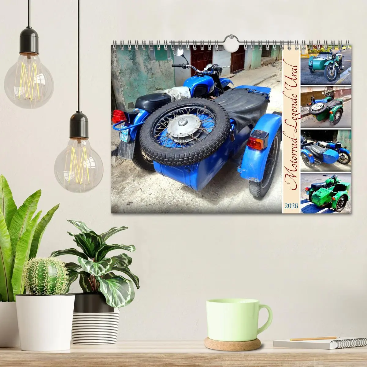 Bild: 9783457368800 | Motorrad-Legende Ural (Wandkalender 2026 DIN A4 quer), CALVENDO...
