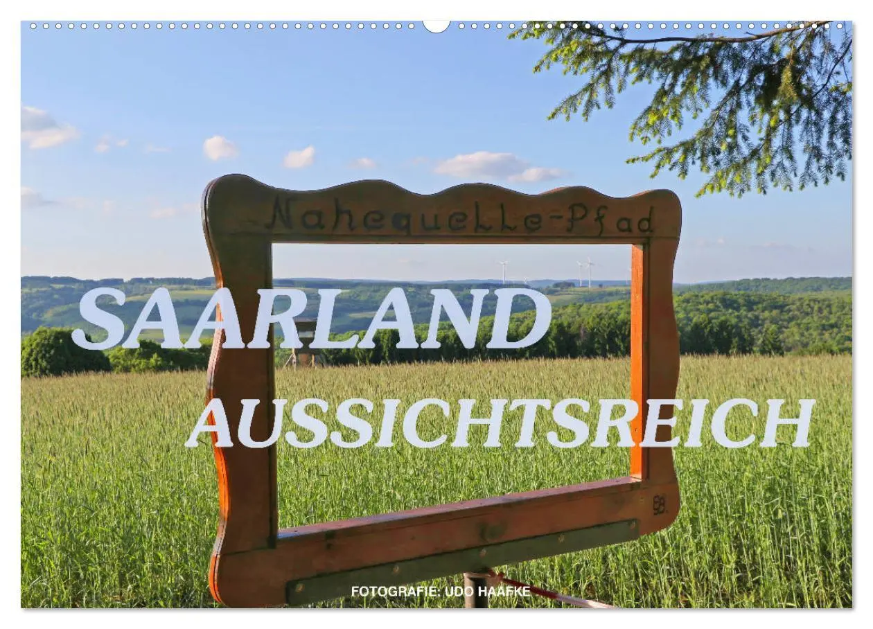 Cover: 9783457818800 | SAARLAND - AUSSICHTSREICH (Wandkalender 2026 DIN A2 quer), CALVENDO...