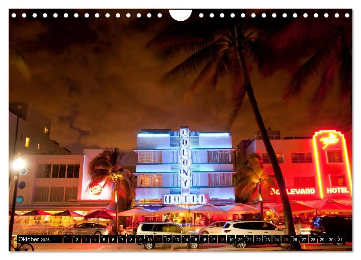 Bild: 9783516148800 | Miami und Florida (Wandkalender 2026 DIN A4 quer), CALVENDO...