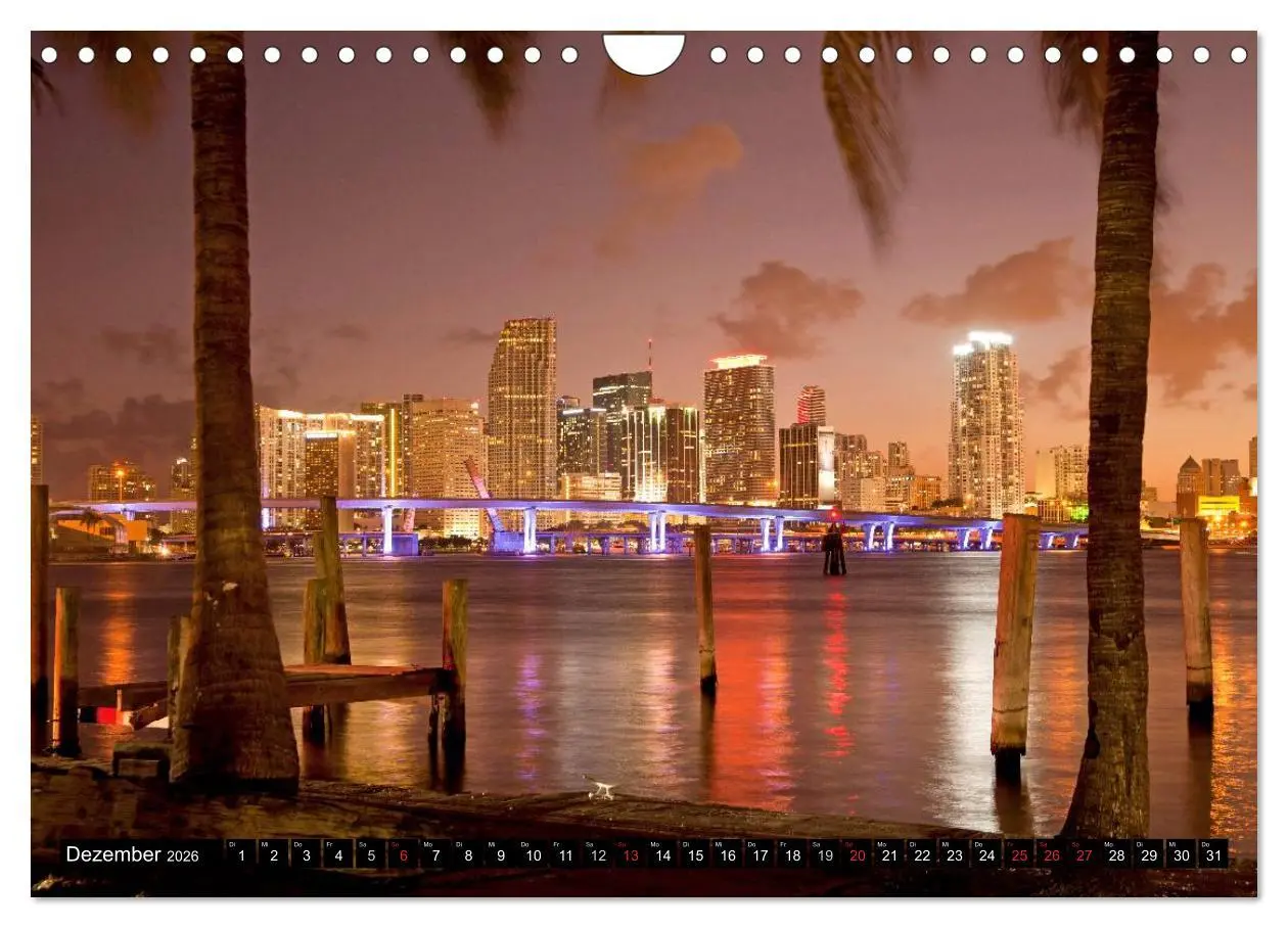 Bild: 9783516148800 | Miami und Florida (Wandkalender 2026 DIN A4 quer), CALVENDO...