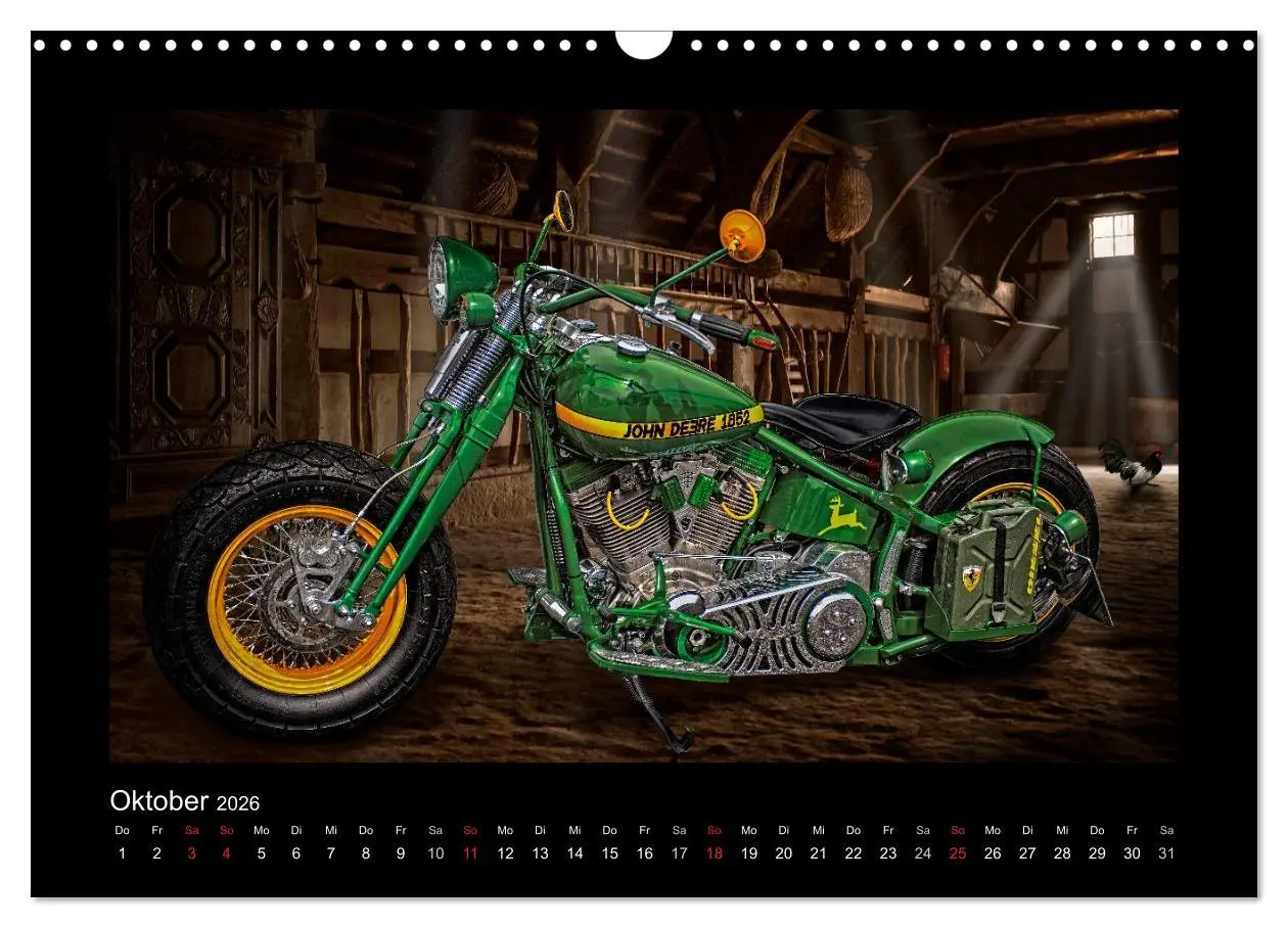 Bild: 9783516218800 | Motorrad-Träume - Chopper und Custombikes (Wandkalender 2026 DIN A3...