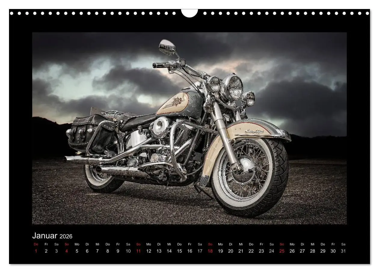 Bild: 9783516218800 | Motorrad-Träume - Chopper und Custombikes (Wandkalender 2026 DIN A3...