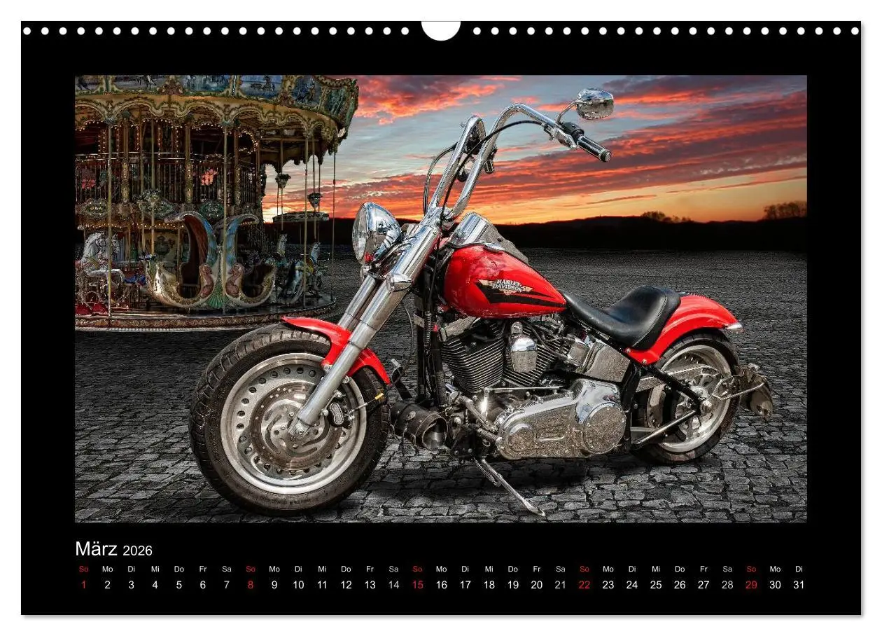 Bild: 9783516218800 | Motorrad-Träume - Chopper und Custombikes (Wandkalender 2026 DIN A3...