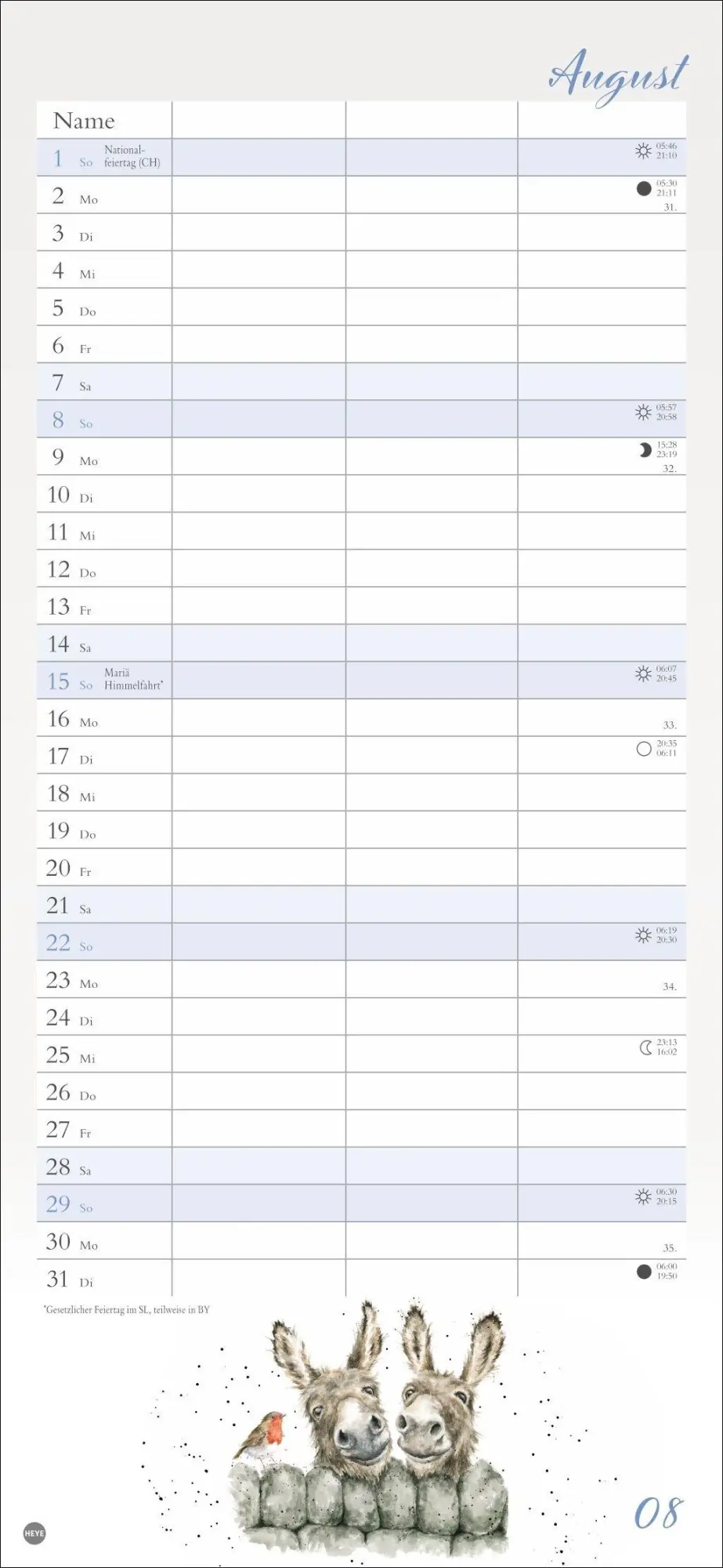 Bild: 9783756418800 | Hannah Dale: Planer für zwei 2027 | Hannah Dale | Kalender | 14 S.