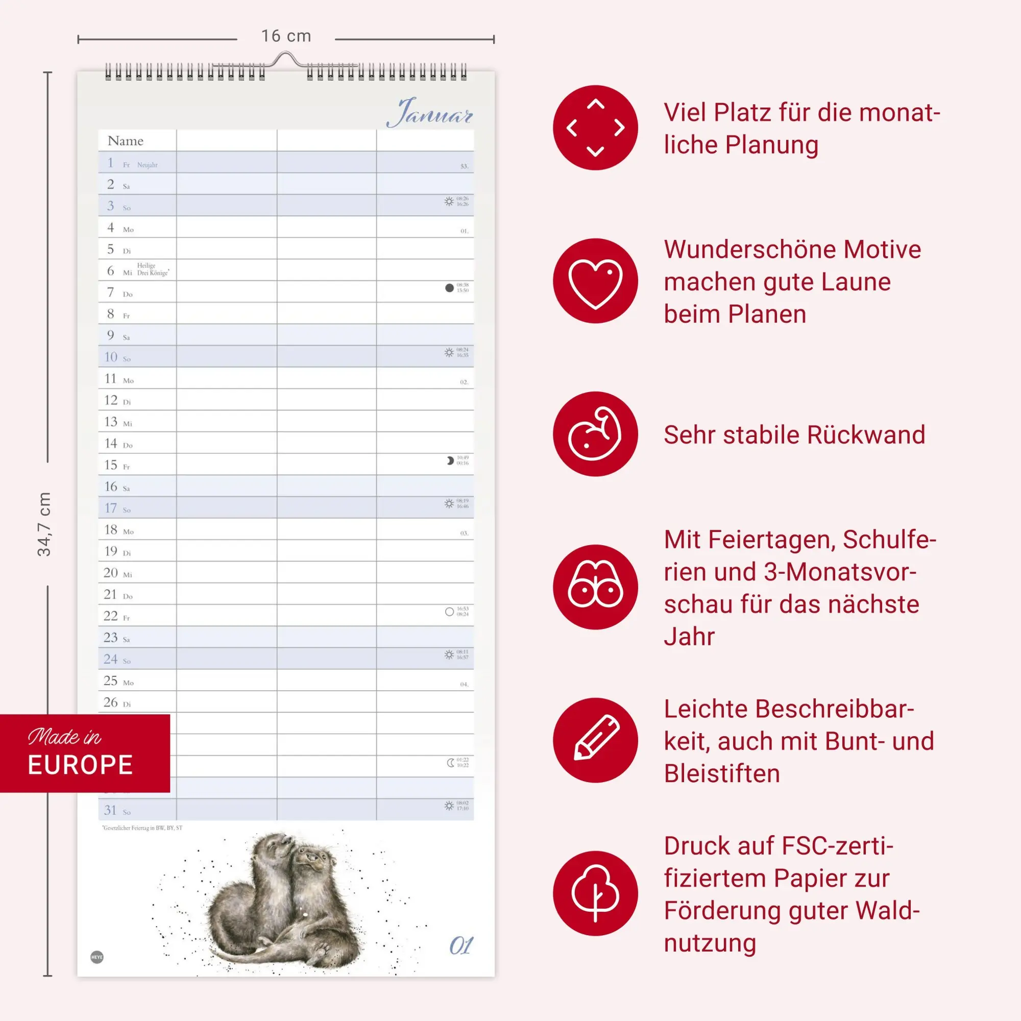 Bild: 9783756418800 | Hannah Dale: Planer für zwei 2027 | Hannah Dale | Kalender | 14 S.