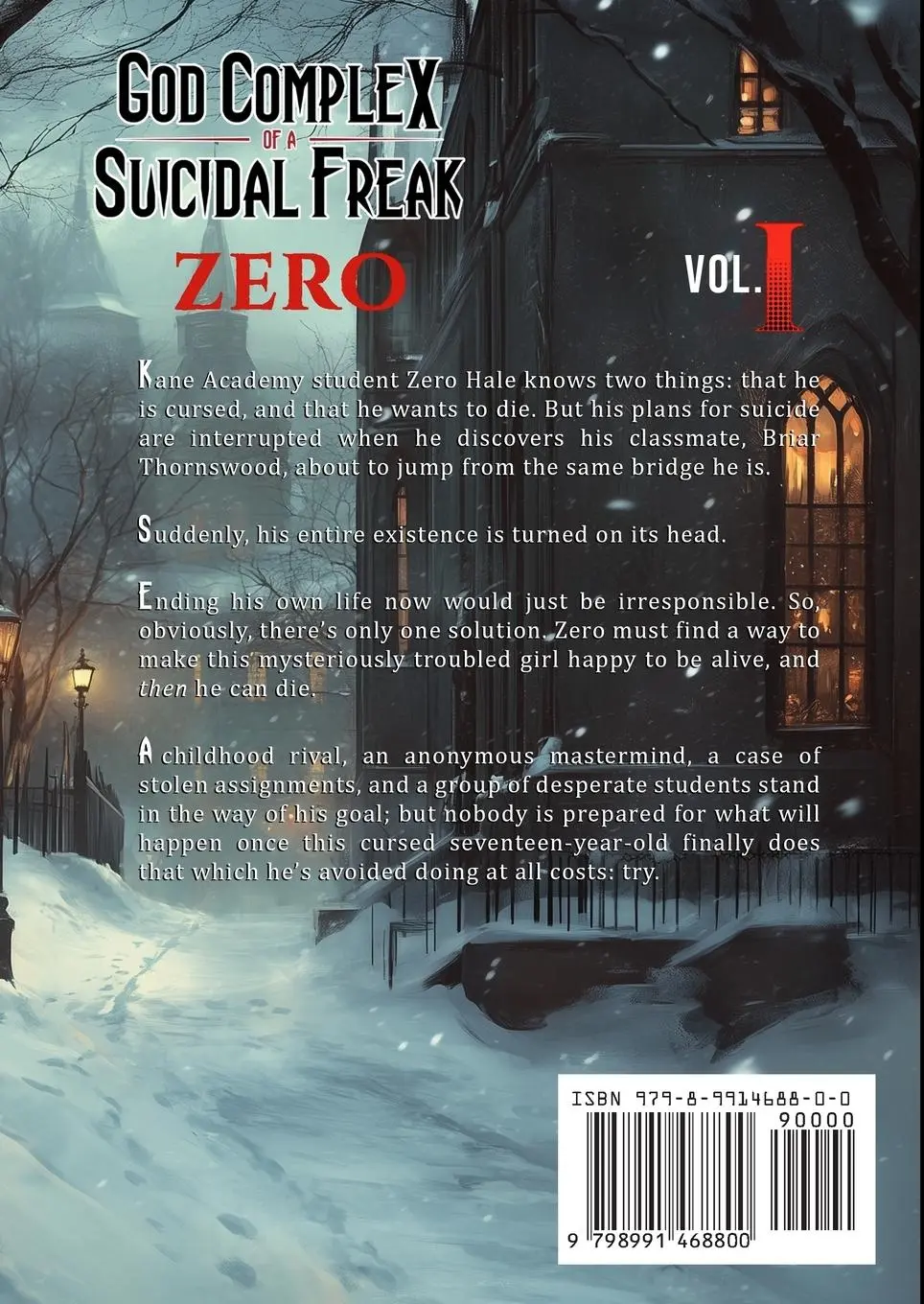 Rückseite: 9798991468800 | God Complex of a Suicidal Freak | J. Hunter | Taschenbuch | Englisch