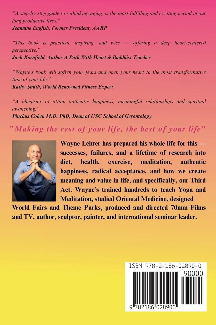 Rückseite: 9782186028900 | The Art of Conscious Aging | Wayne Lehrer | Taschenbuch | Englisch