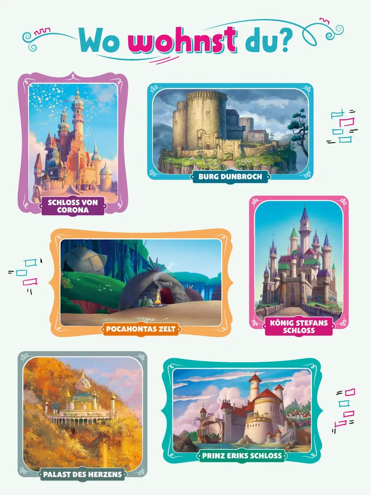 Bild: 9783845128900 | Disney Prinzessin: Welche Prinzessin bist du? | Mit vielen Stickern!
