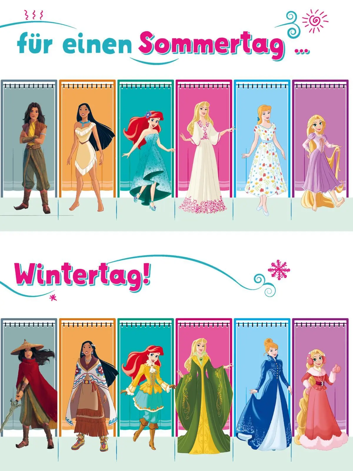 Bild: 9783845128900 | Disney Prinzessin: Welche Prinzessin bist du? | Mit vielen Stickern!