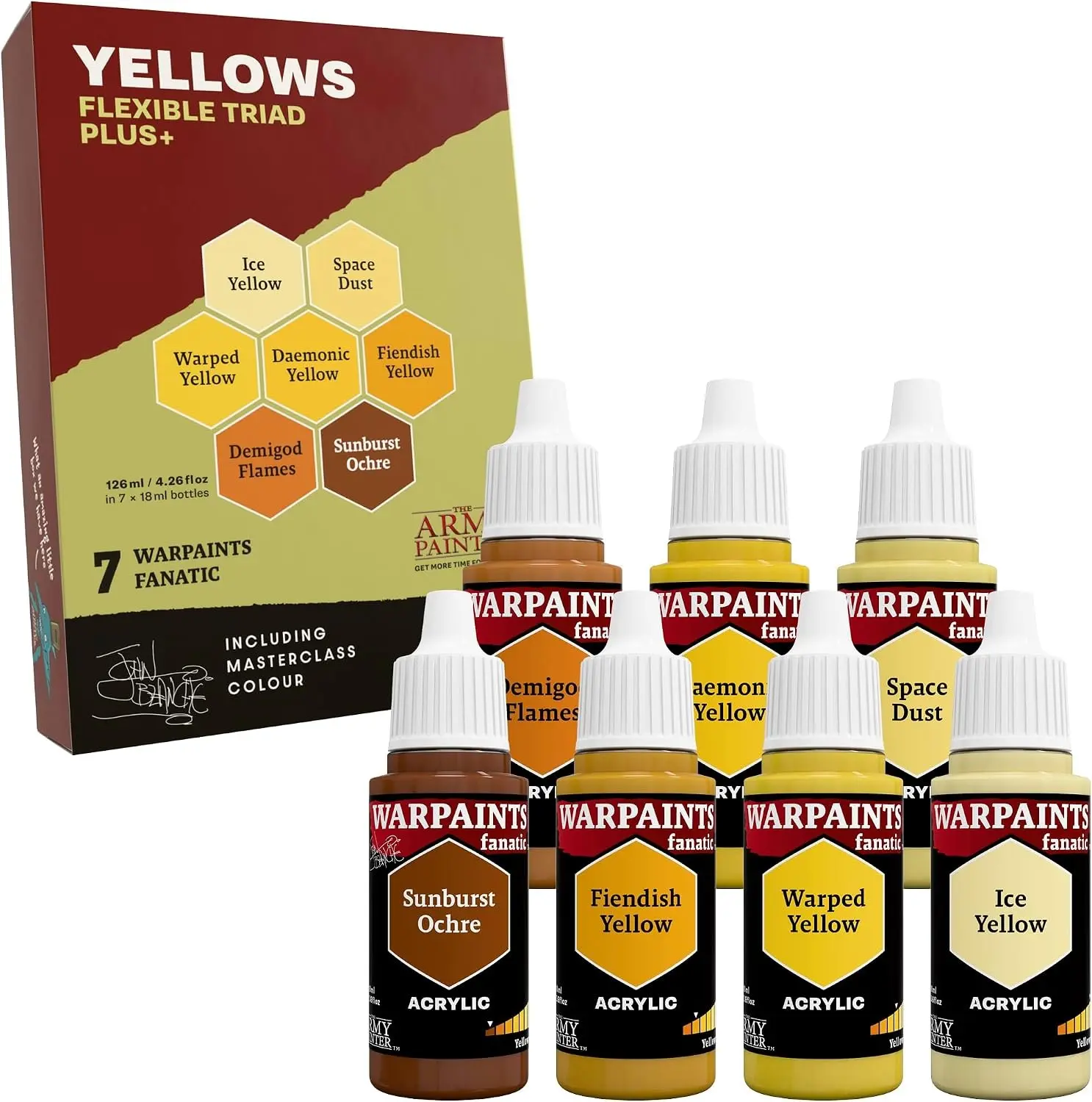 Cover: 5713799809000 | Flexible Triad PLUS+: Yellows | 2026 | The Army Painter