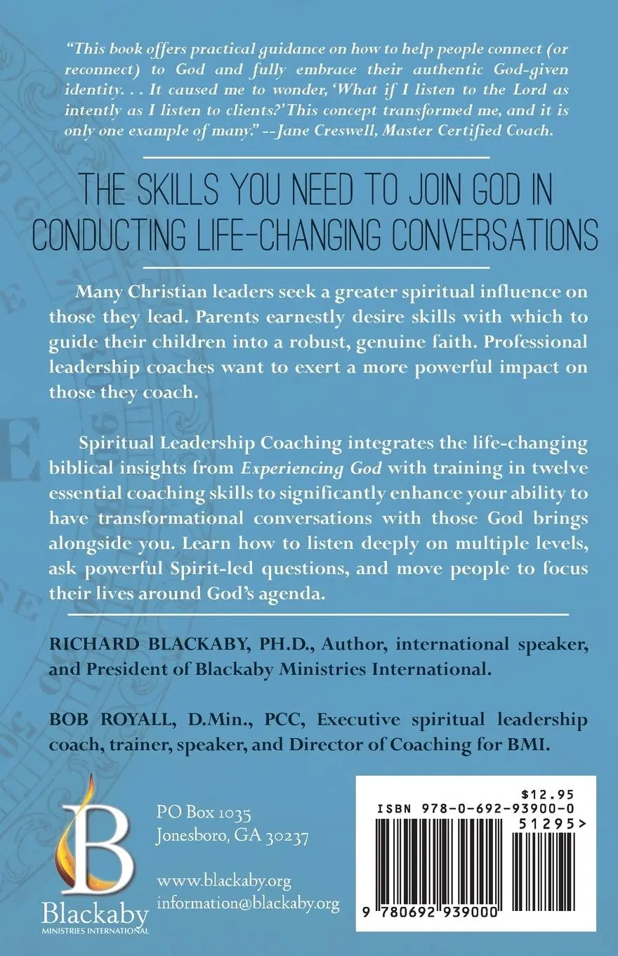 Rückseite: 9780692939000 | Spiritual Leadership Coaching | Richard Blackaby (u. a.) | Taschenbuch