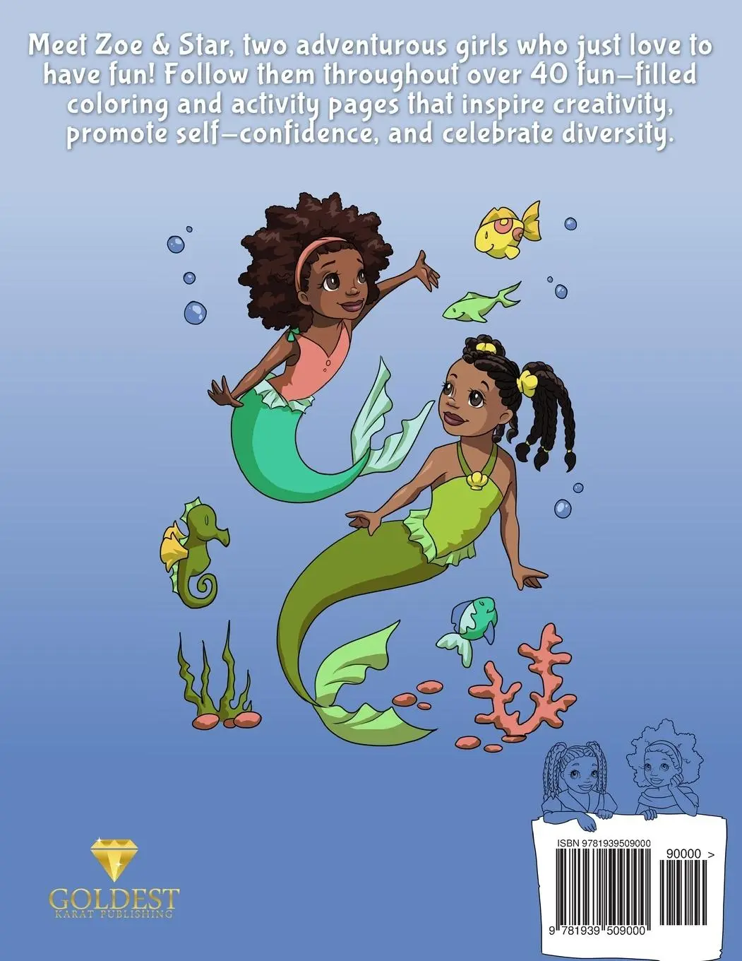 Rückseite: 9781939509000 | The Colorful Adventures of Zoe &amp; Star | An Activity and Coloring Book