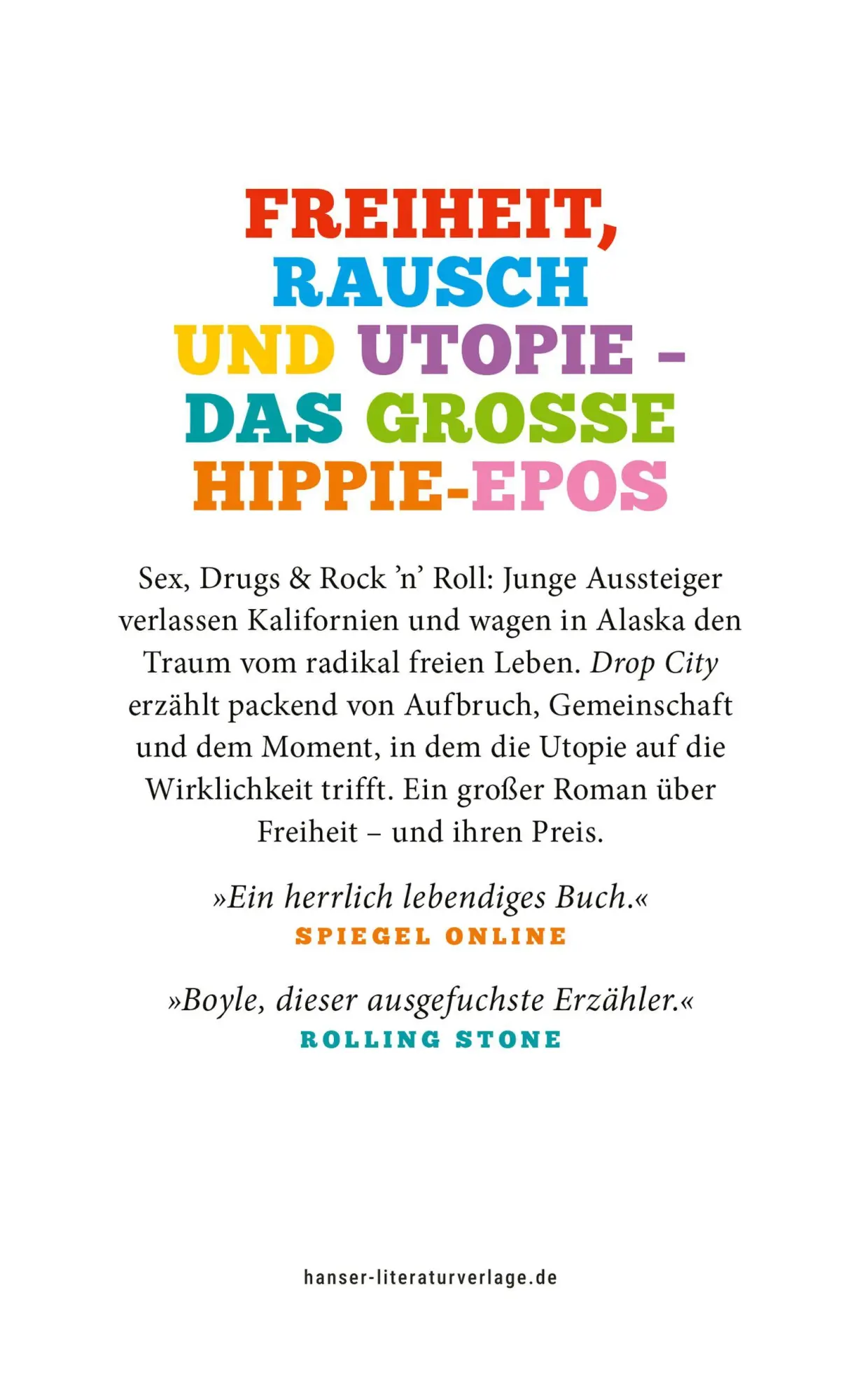 Bild: 9783446289000 | Drop City | Roman | T. C. Boyle | Taschenbuch | 528 S. | Deutsch