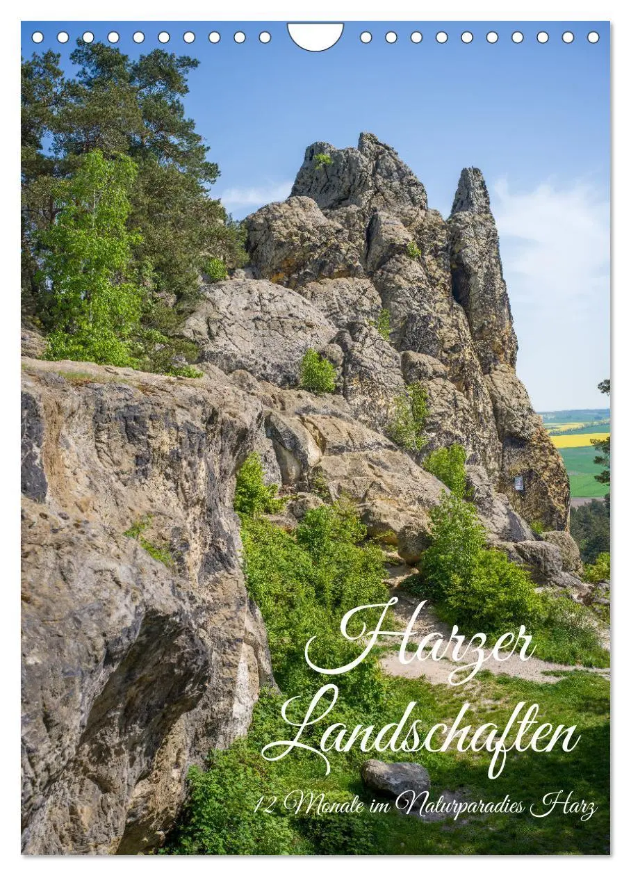 Cover: 9783457249000 | Harzer Landschaften - 12 Monate im Naturparadies Harz (Wandkalender...