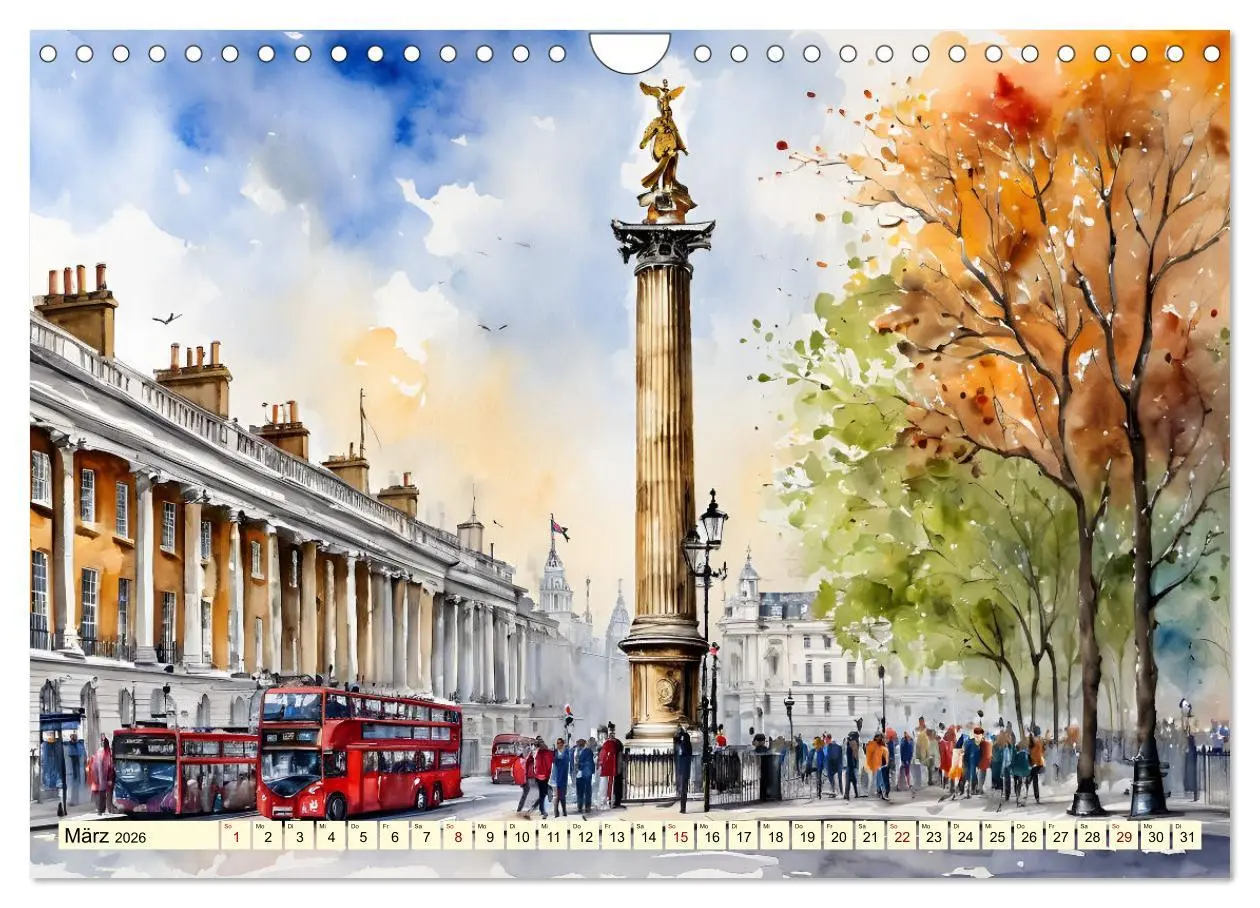 Bild: 9783457319000 | London - Metropole auf der Insel (Wandkalender 2026 DIN A4 quer),...