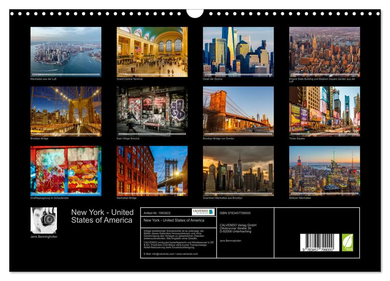 Bild: 9783457799000 | New York - United States of America (Wandkalender 2026 DIN A3...