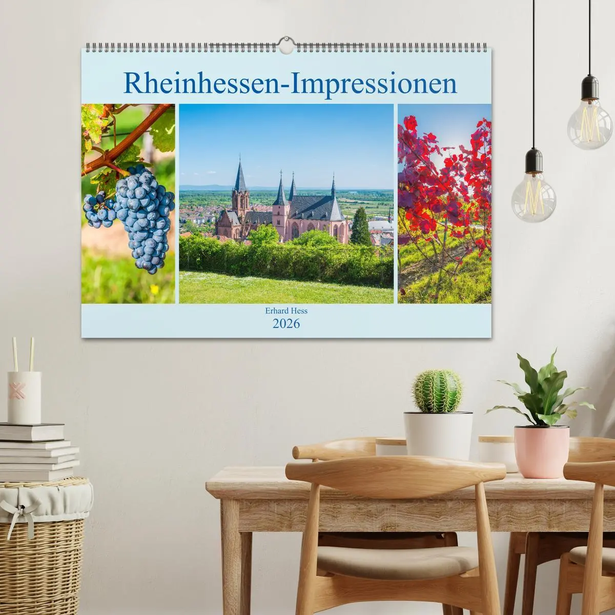 Bild: 9783457869000 | Rheinhessen-Impressionen (Wandkalender 2026 DIN A2 quer), CALVENDO...