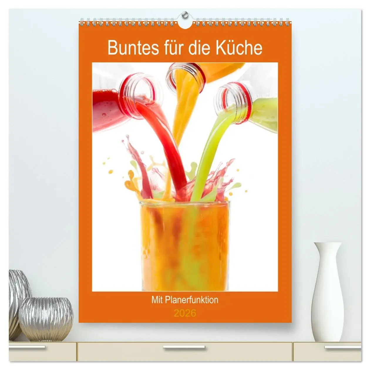 Cover: 9783516409000 | Buntes für die Küche (hochwertiger Premium Wandkalender 2026 DIN A2...