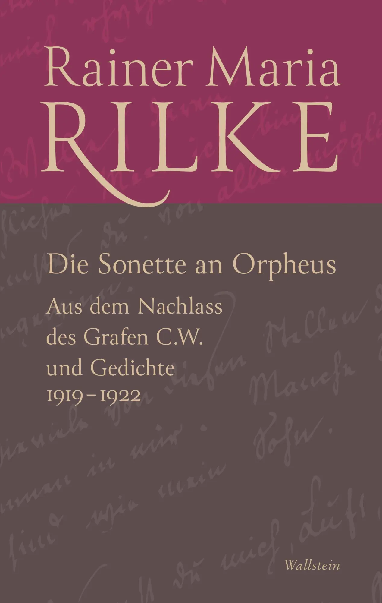 Cover: 9783835359000 | Die Sonette an Orpheus | Rainer Maria Rilke | Buch | 656 S. | Deutsch