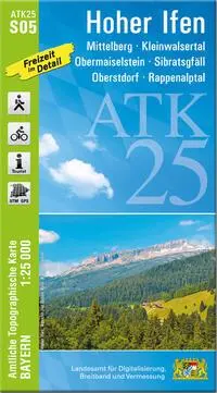 Cover: 9783899339000 | Hoher Ifen (Amtliche Topographische Karte 1:25000) | Digitalisierung