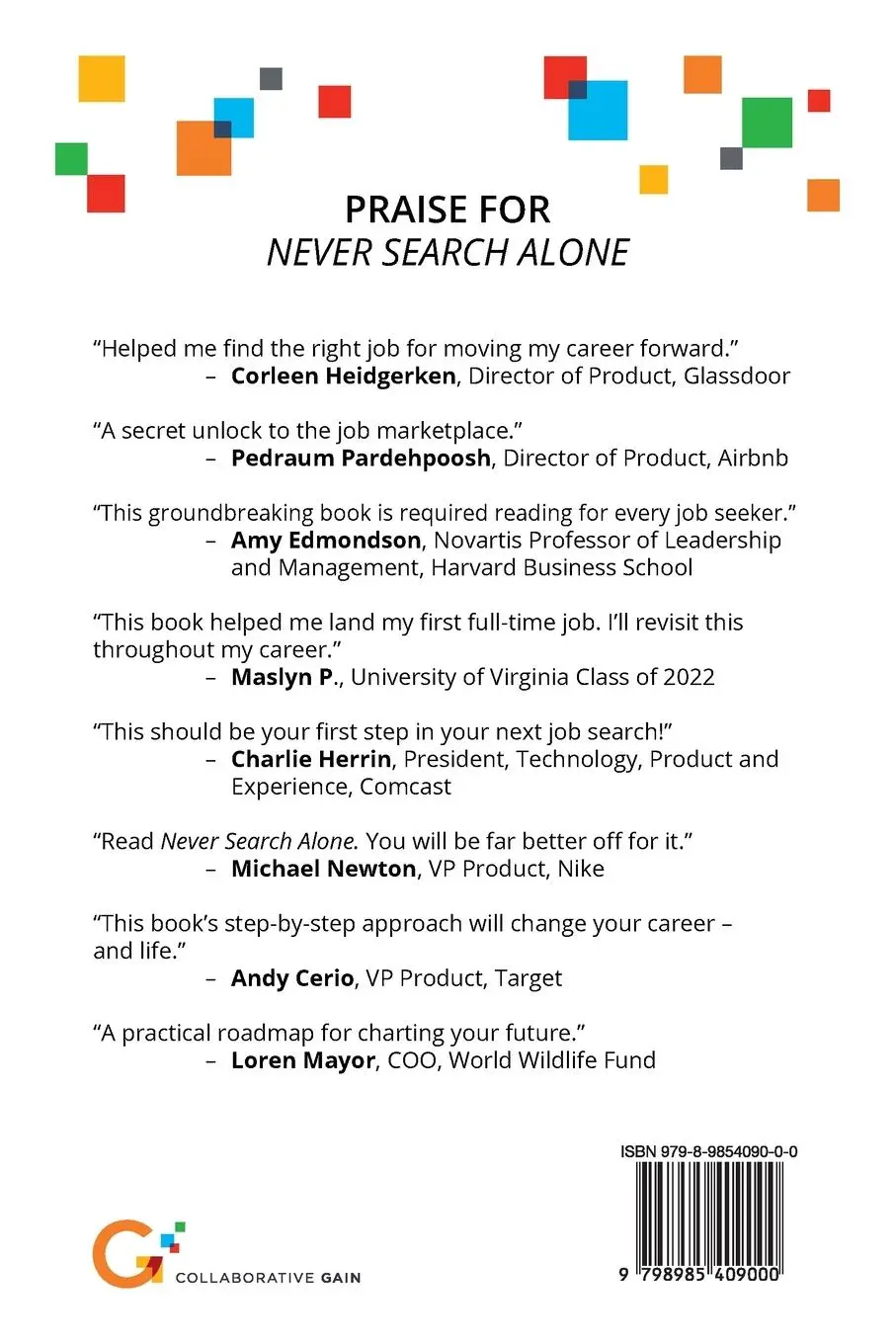 Rückseite: 9798985409000 | Never Search Alone | The Job Seeker's Playbook | Phyl Terry | Buch