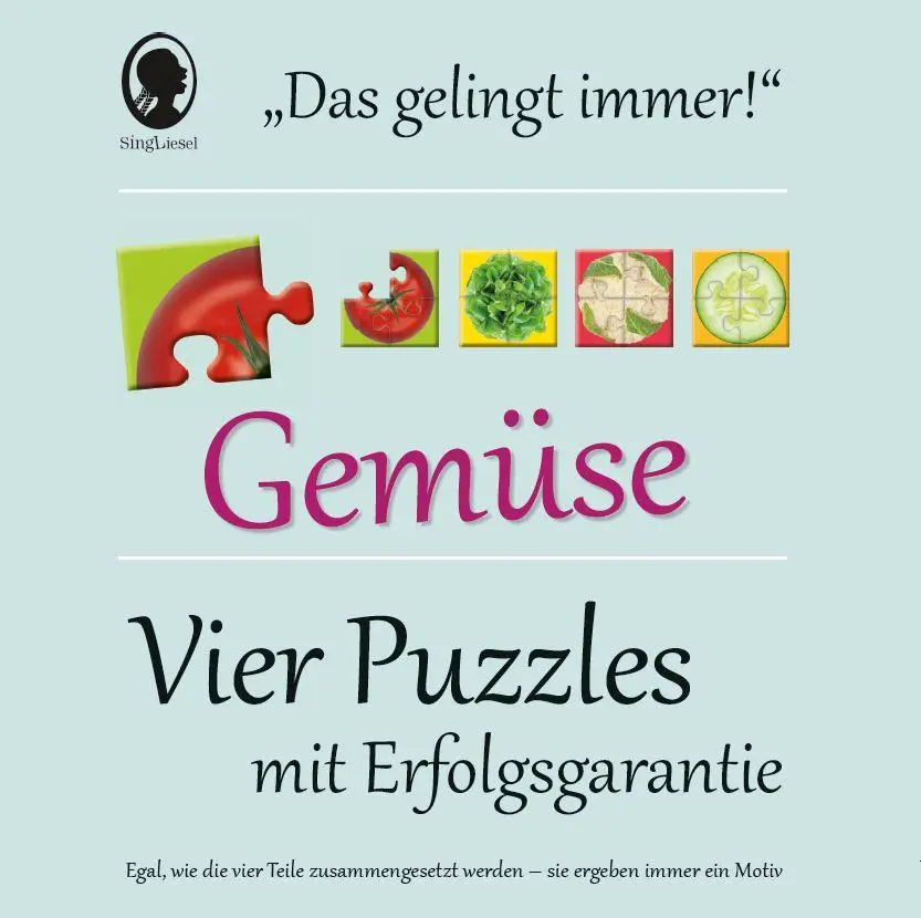 Cover: 4280000809100 | Das "Gelingt immer"-Puzzle Gemüse. Das Puzzle-Spiel für Senioren...